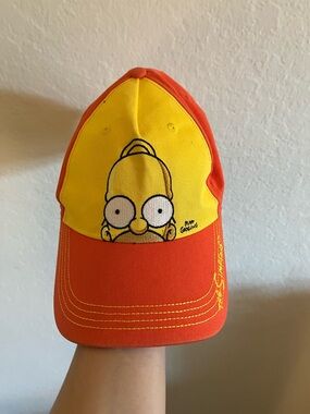 Universal Red & Yellow Cartoon Logo Baseball Cap